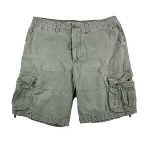 Military Vintage Baggy Cotton Shorts / 38